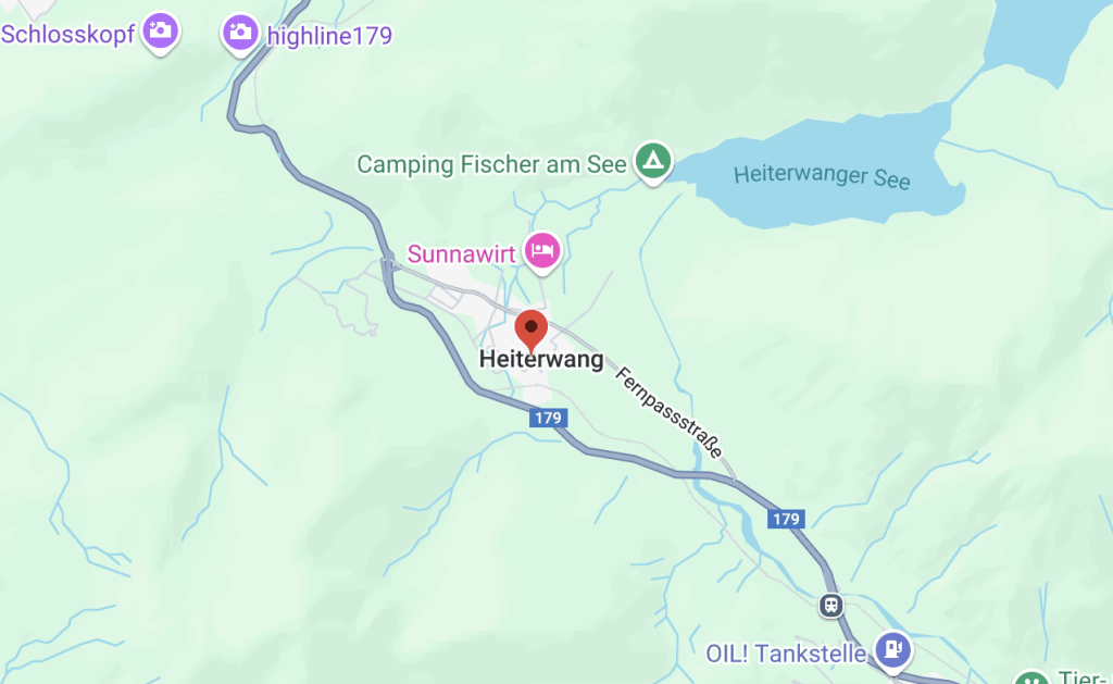 Theatergruppe Heiterwang Anfahrt - Karte